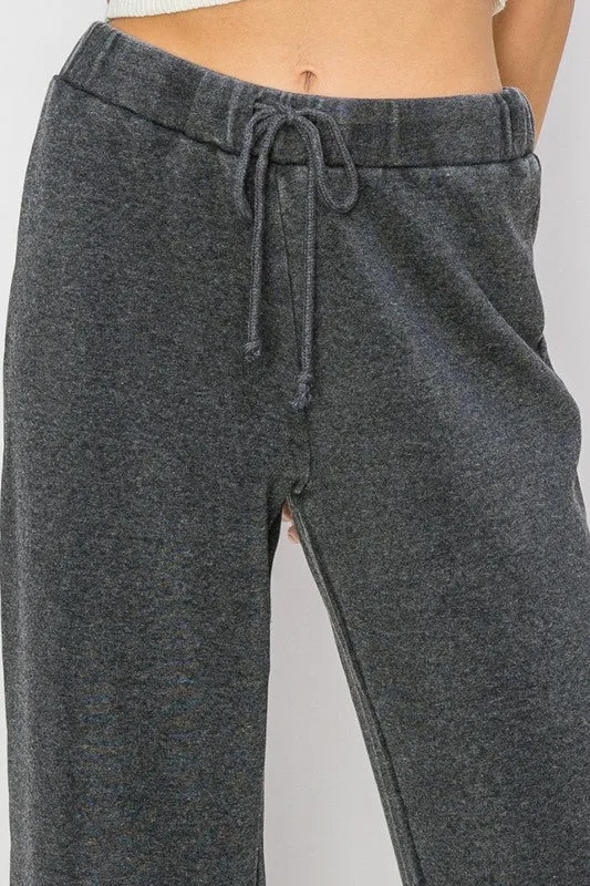 Mid Rise Drawstring Flared Pants sold by U-NI-TY product image thumbnail 2