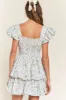 Short Puff Sleeved Dress sold by U-NI-TY