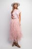 Cascading Tulle Mesh Layered Maxi Skirt sold by U-NI-TY