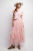 Cascading Tulle Mesh Layered Maxi Skirt sold by U-NI-TY