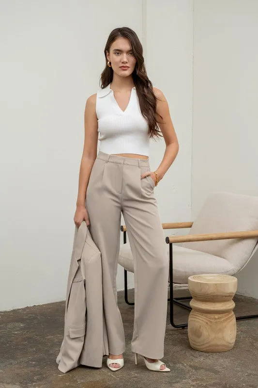 High Waist Wide Leg Pants sold by U-NI-TY product image thumbnail 4