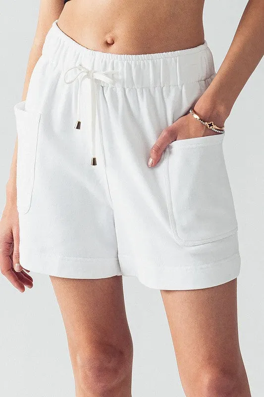 Soft Patch Pocket Drawstring Shorts sold by U-NI-TY product image thumbnail 2