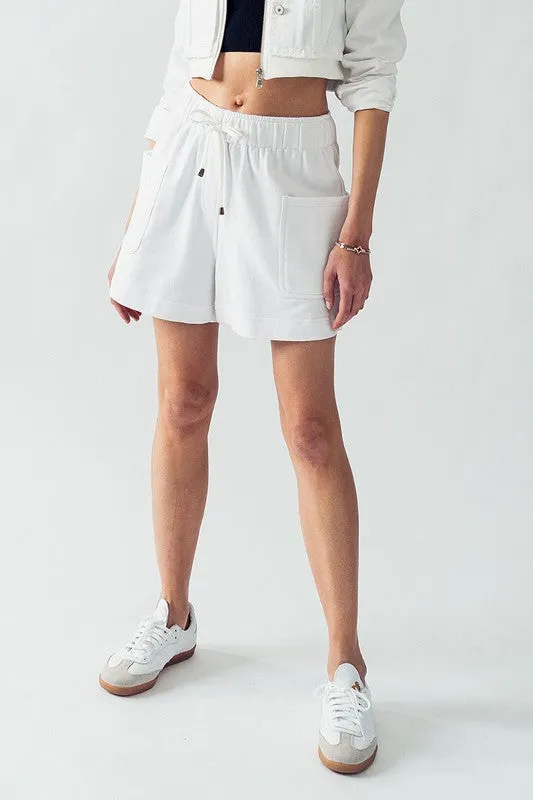 Soft Patch Pocket Drawstring Shorts sold by U-NI-TY product image thumbnail 4