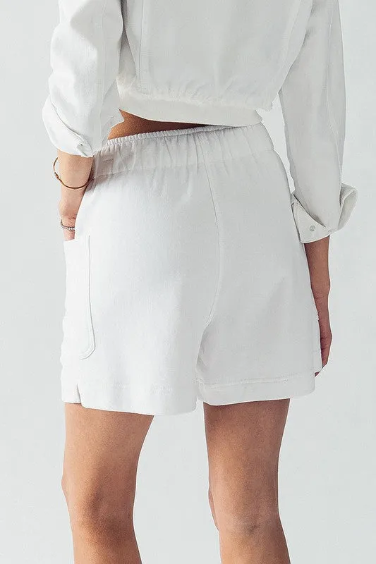 Soft Patch Pocket Drawstring Shorts sold by U-NI-TY product image thumbnail 5