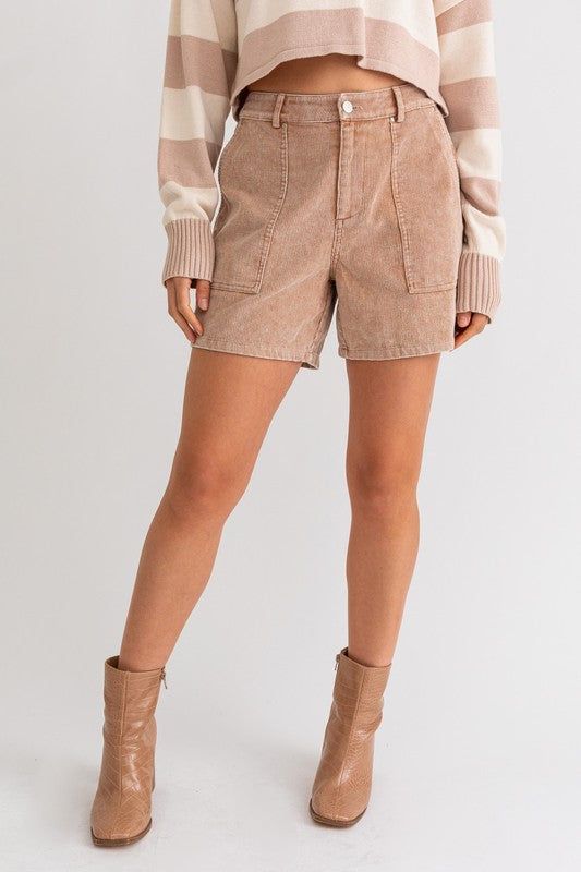 Washed Corduroy Shorts sold by U-NI-TY product image thumbnail 2