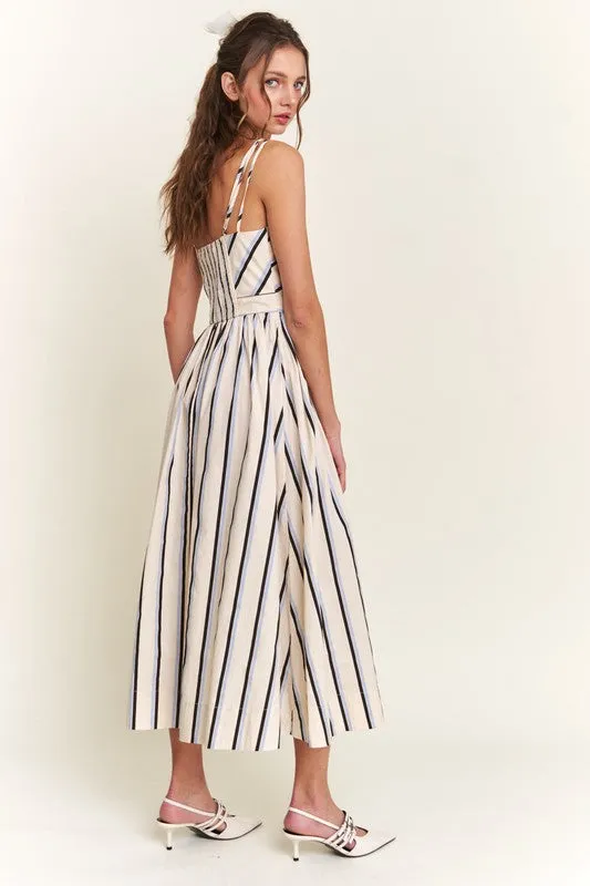 Stripe Midi Dress sold by U-NI-TY product image thumbnail 3
