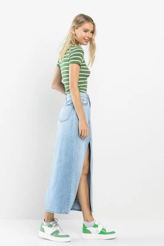 Maxi Skirt with Front Slit sold by U-NI-TY product image thumbnail 4