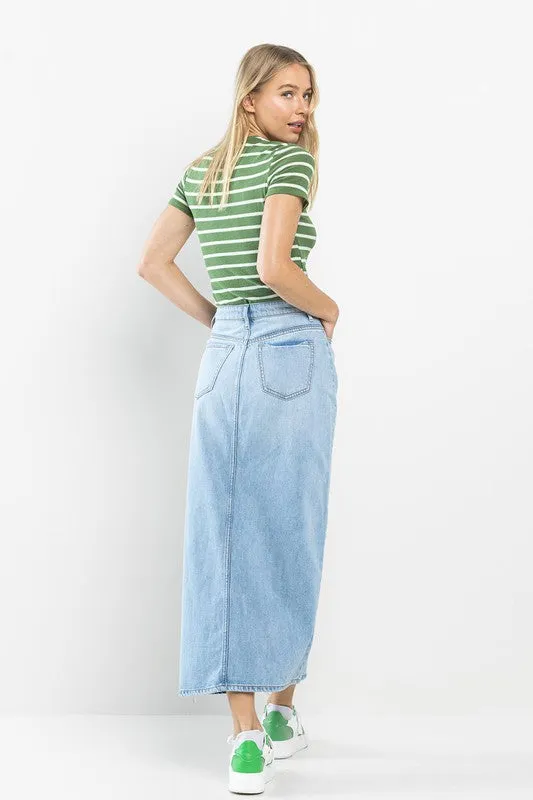 Maxi Skirt with Front Slit sold by U-NI-TY product image thumbnail 5