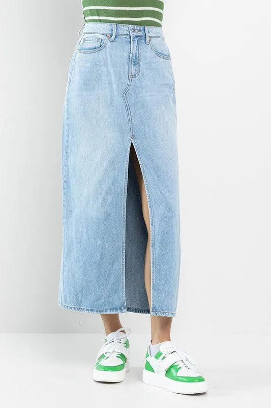 Maxi Skirt with Front Slit sold by U-NI-TY product image thumbnail 2