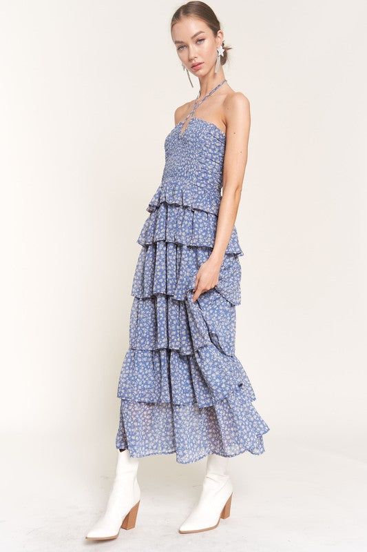 Blue Maxi Dress sold by U-NI-TY product image thumbnail 4