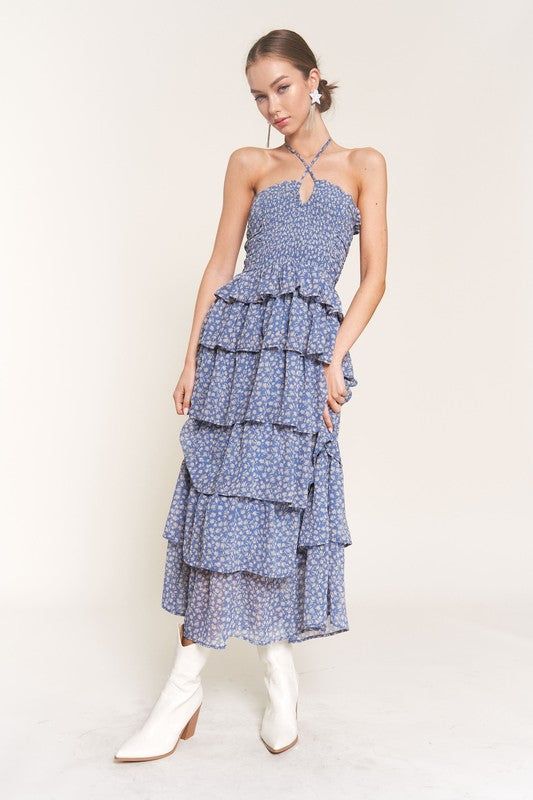 Blue Maxi Dress sold by U-NI-TY