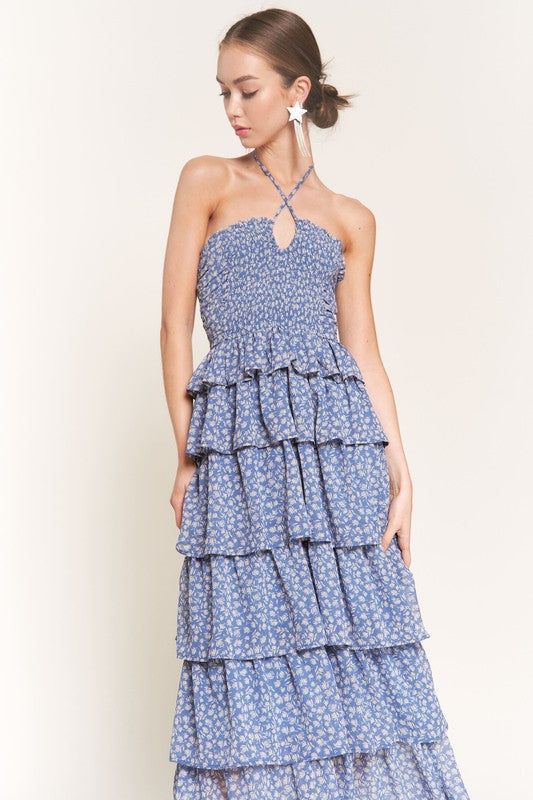 Blue Maxi Dress sold by U-NI-TY product image thumbnail 3