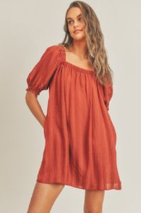 Square Neck Mini Dress sold by U-NI-TY