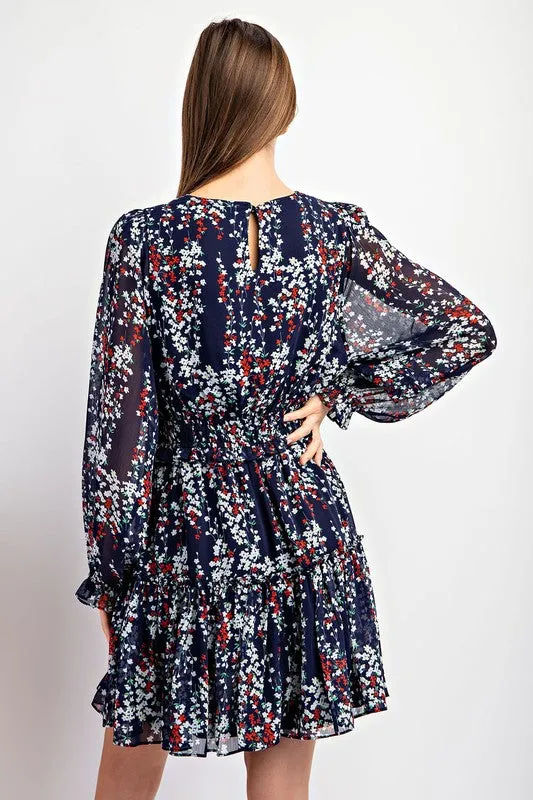 Floral Printed Mini Dress sold by U-NI-TY product image thumbnail 4