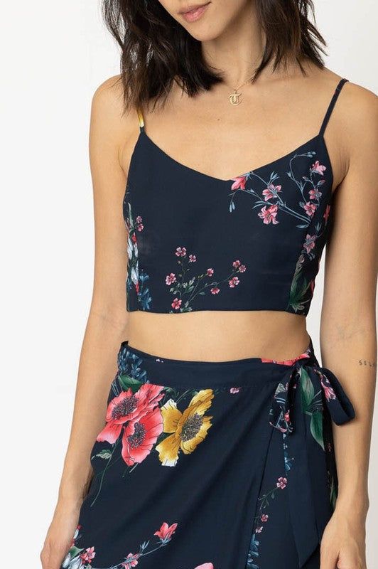 Floral Print Crop Top and Maxi Skirt sold by U-NI-TY product image thumbnail 6