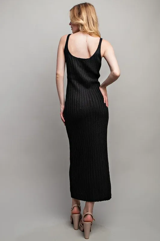 Ribbed Knit Maxi Dress sold by U-NI-TY product image thumbnail 5
