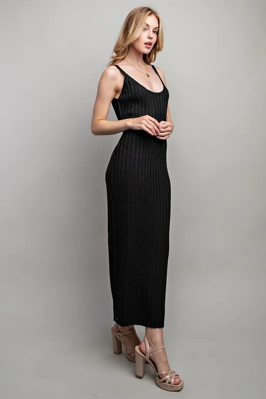 Ribbed Knit Maxi Dress sold by U-NI-TY product image thumbnail 2