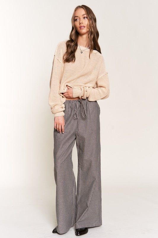 Charcoal Stripe Pants sold by U-NI-TY product image thumbnail 3