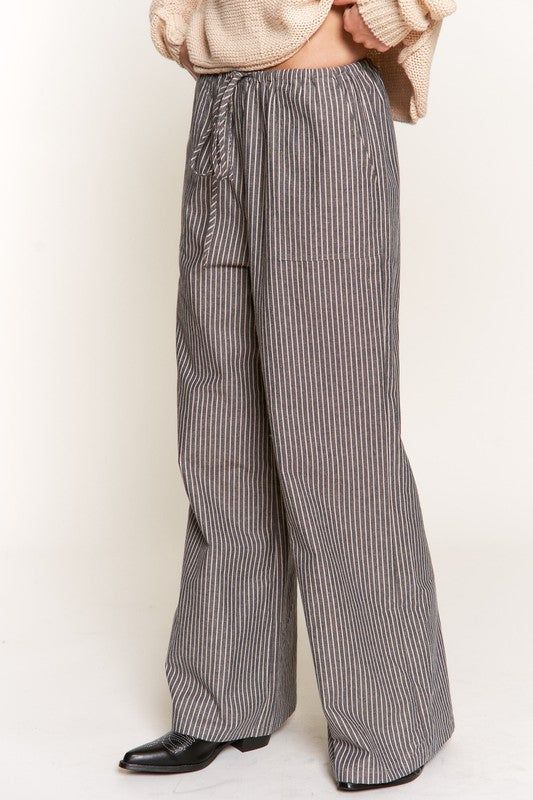 Charcoal Stripe Pants sold by U-NI-TY product image thumbnail 4