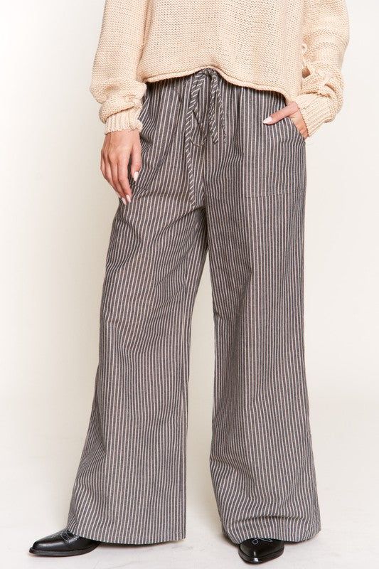 Charcoal Stripe Pants sold by U-NI-TY product image thumbnail 2