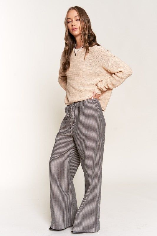 Charcoal Stripe Pants sold by U-NI-TY product image thumbnail 5
