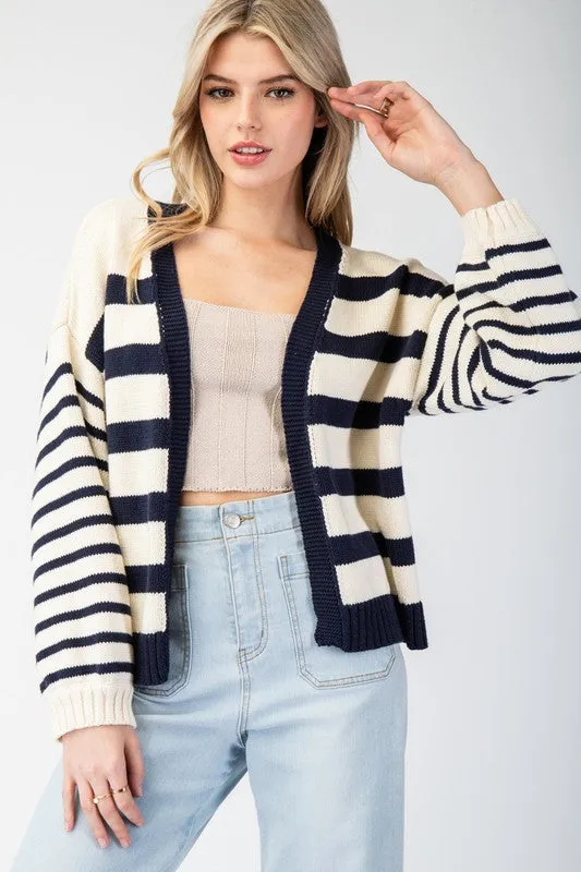 Striped Cropped Cardigan sold by U-NI-TY product image thumbnail 4