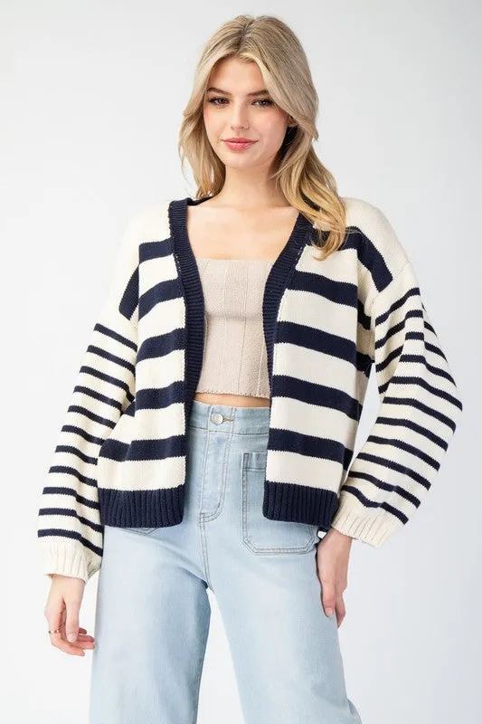 Striped Cropped Cardigan sold by U-NI-TY product image thumbnail 5