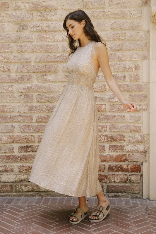 Monochromatic Crepe Mid Dress sold by U-NI-TY product image thumbnail 2