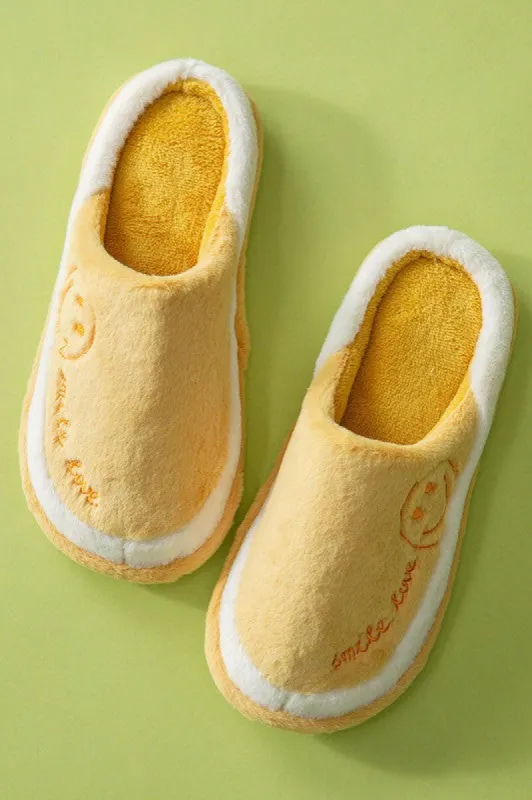 Smile Love Fleece Flat Mule Slipper sold by U-NI-TY