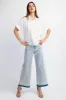 Button Front Crop Blouse Top sold by U-NI-TY