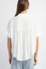 Button Front Crop Blouse Top sold by U-NI-TY