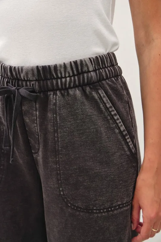 Acid Wash Cotton Drawstring Sweatpants sold by U-NI-TY product image thumbnail 5