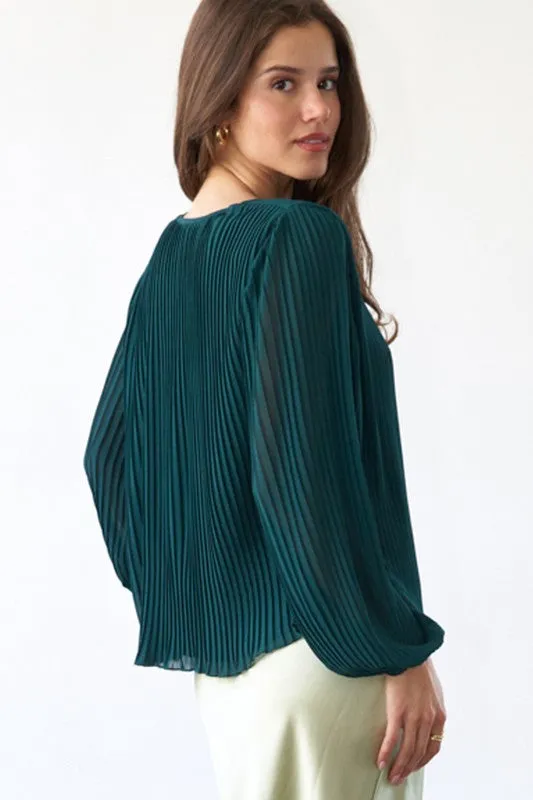 Lightweight Pleated Blouse sold by U-NI-TY product image thumbnail 5