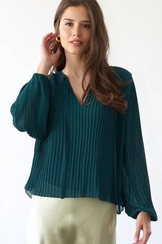 Lightweight Pleated Blouse sold by U-NI-TY product image thumbnail 2