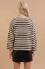Stripe Boat Neck Knit Sweater sold by U-NI-TY