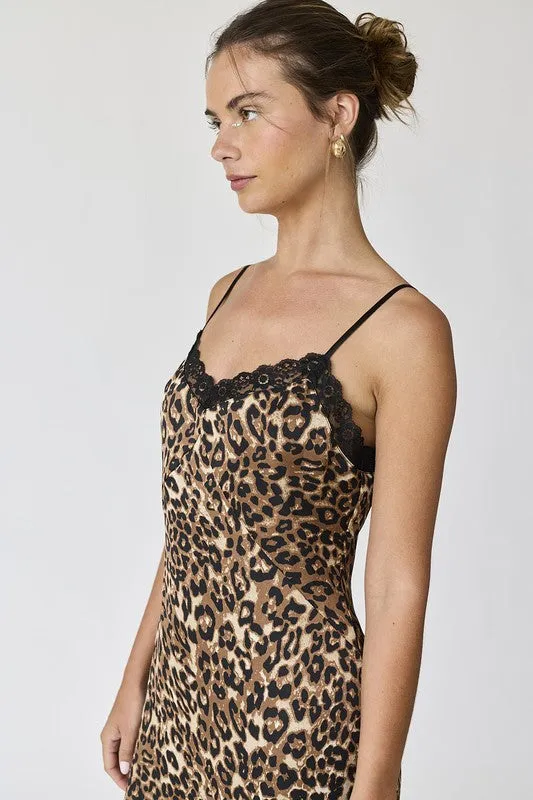 Amelia Leopard Slip Dress sold by U-NI-TY product image thumbnail 2