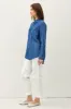 Denim Tencel Button Up Oversized Shirt sold by U-NI-TY