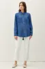 Denim Tencel Button Up Oversized Shirt sold by U-NI-TY