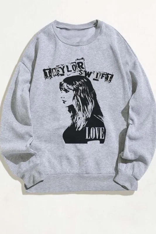 Taylor Swift Love Sweatshirt sold by U-NI-TY product image thumbnail 2