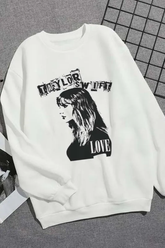 Taylor Swift Love Sweatshirt made by U-NI-TY
