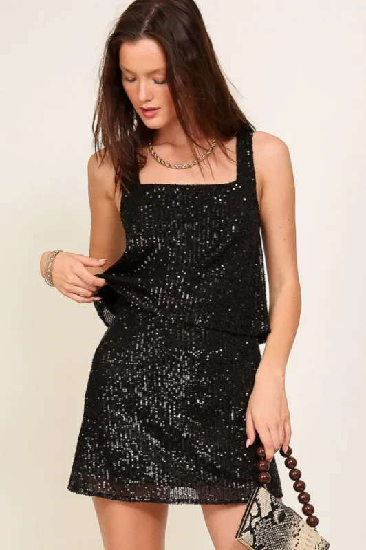 Sequin Elastic Mini Skirt (3 Colours) sold by U-NI-TY