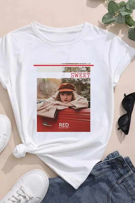 Taylor Swift Red Tee sold by U-NI-TY product image thumbnail 2
