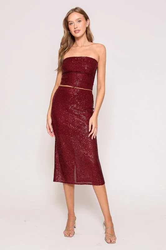 Sequin Strapless Glam Top (3 Colours) sold by U-NI-TY product image thumbnail 5