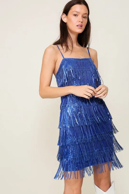 Sequin Fringe Bodycon Dress (2 Colours) sold by U-NI-TY product image thumbnail 5