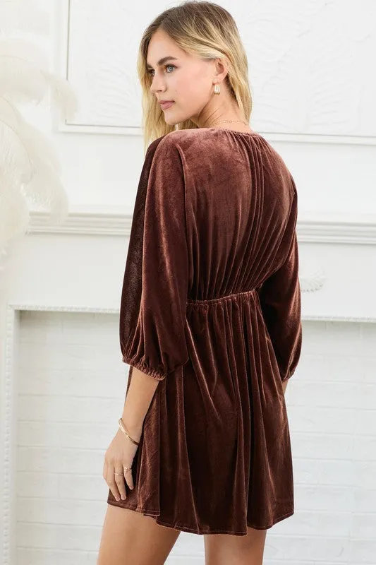 Velvet Mini Dress sold by U-NI-TY product image thumbnail 4