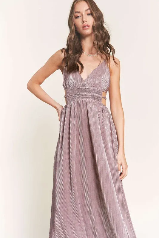 Mauve Sleeveless Maxi Dress sold by U-NI-TY product image thumbnail 4