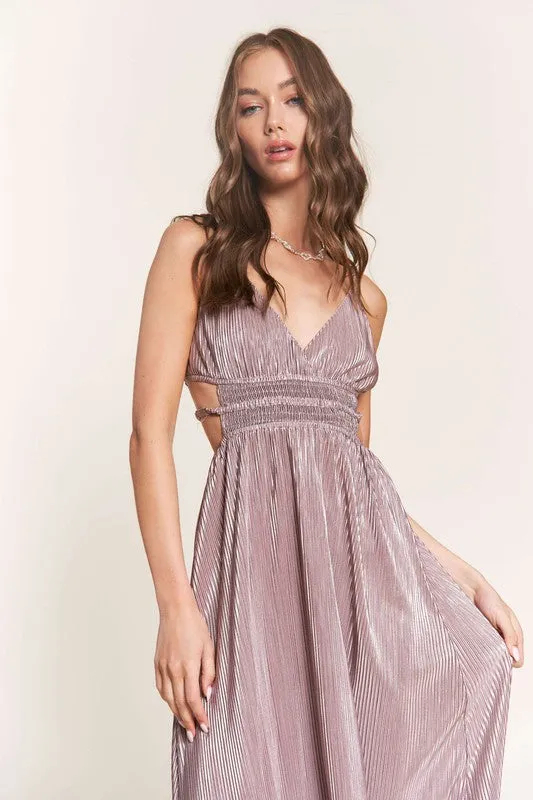 Mauve Sleeveless Maxi Dress sold by U-NI-TY product image thumbnail 2