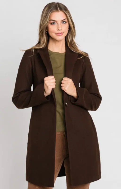 Waist Tapered Overcoat sold by U-NI-TY