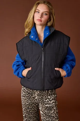 Lucy Oversized Quilted Vest sold by U-NI-TY
