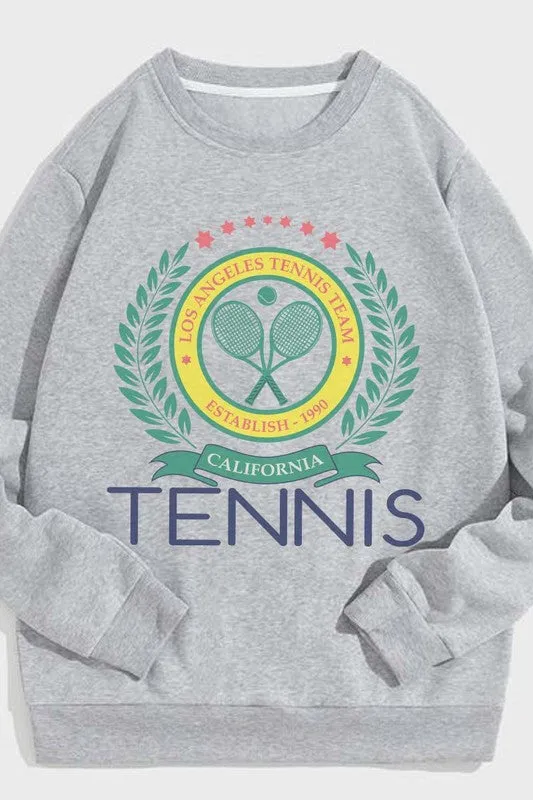 California Tennis Graphic Sweatshirt sold by U-NI-TY